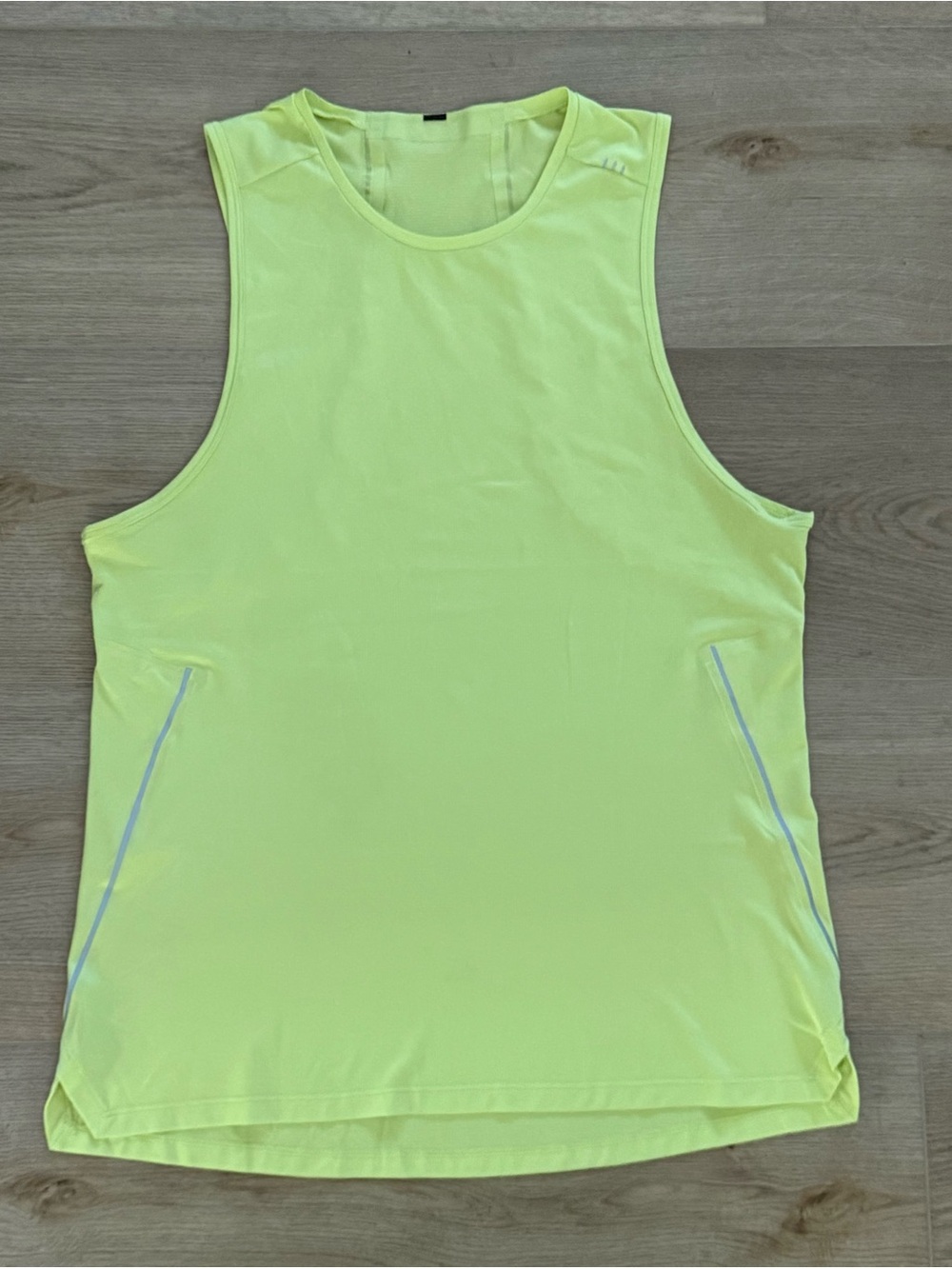 Lululemon Fast and Free Men’s Running Singlet Tank Medium Neon